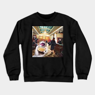 The Grand International Hotel by Jeff Lee Johnson Crewneck Sweatshirt